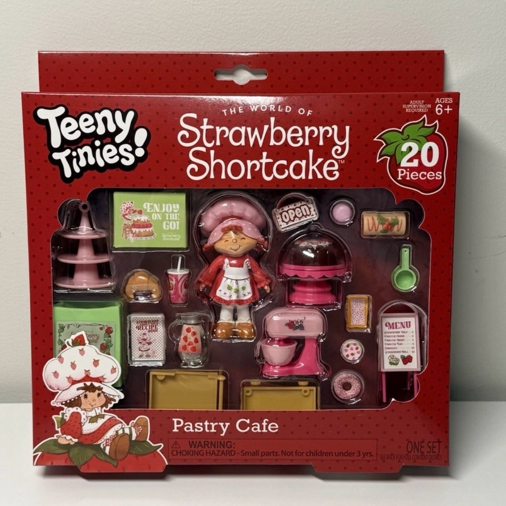 Strawberry Shortcake Teeny Tinies Pastry Chef Play Set 20 Piece